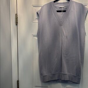 Zara Gray V-Neck Sweater
